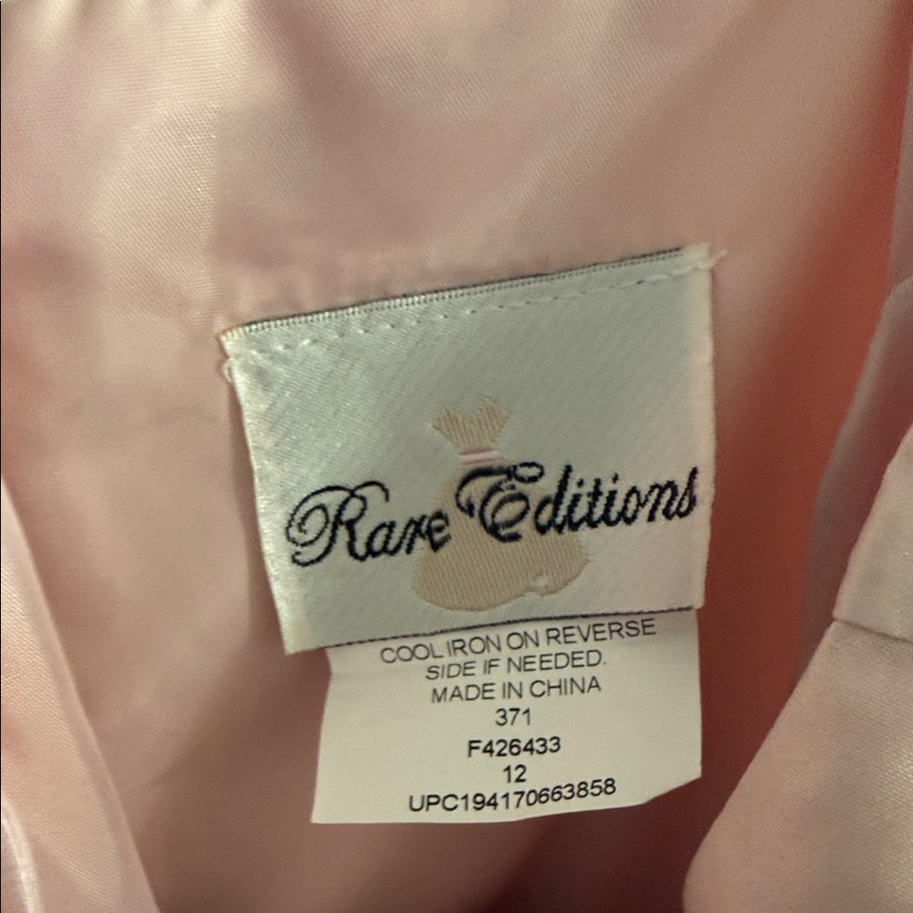 Rare Editions Pink Sequin Floral Dress - Picture 3 of 4